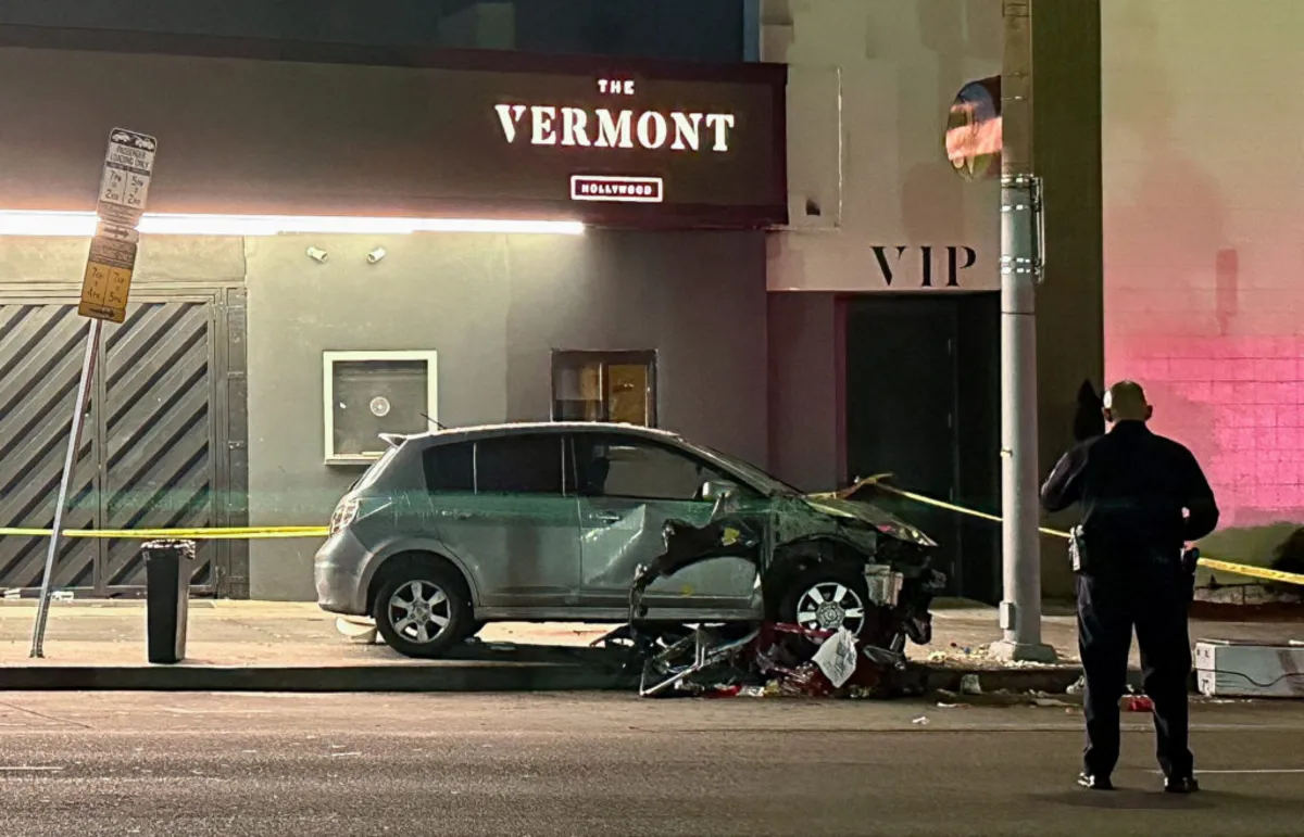 30 Injured as Vehicle Plows into Nightclub Crowd in Los Angeles
