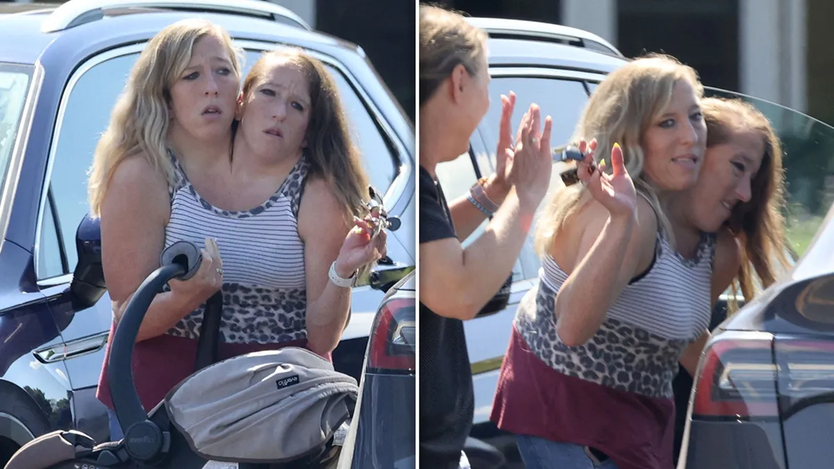 Abby and Brittany Hensel Embrace Parenthood: A Day Out with Their Newborn