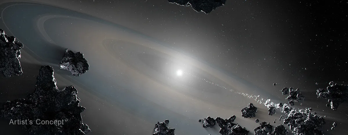 Astounding Discovery: Ancient White Dwarf Still Devouring Planetary Material!