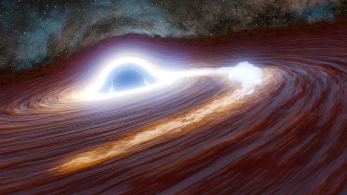 Astronomers Discover Record-Breaking Flare from Distant Supermassive Black Hole