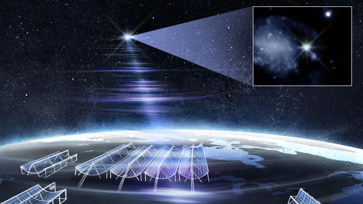 Astronomers Unravel Mystery of Brightest Radio Burst Ever Detected