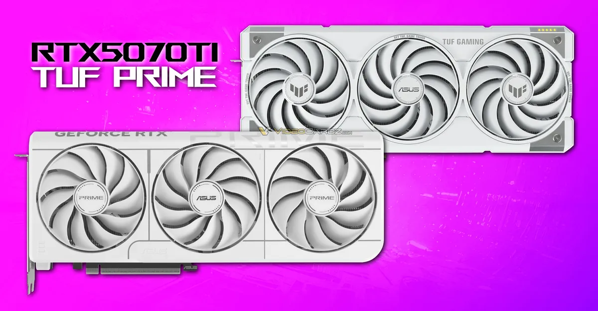 ASUS Unveils Stunning White RTX 5070 Graphics Cards: A New Era of Design