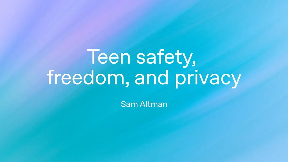 Balancing Teen Safety, Privacy, and Freedom in AI: Our Commitment Explained