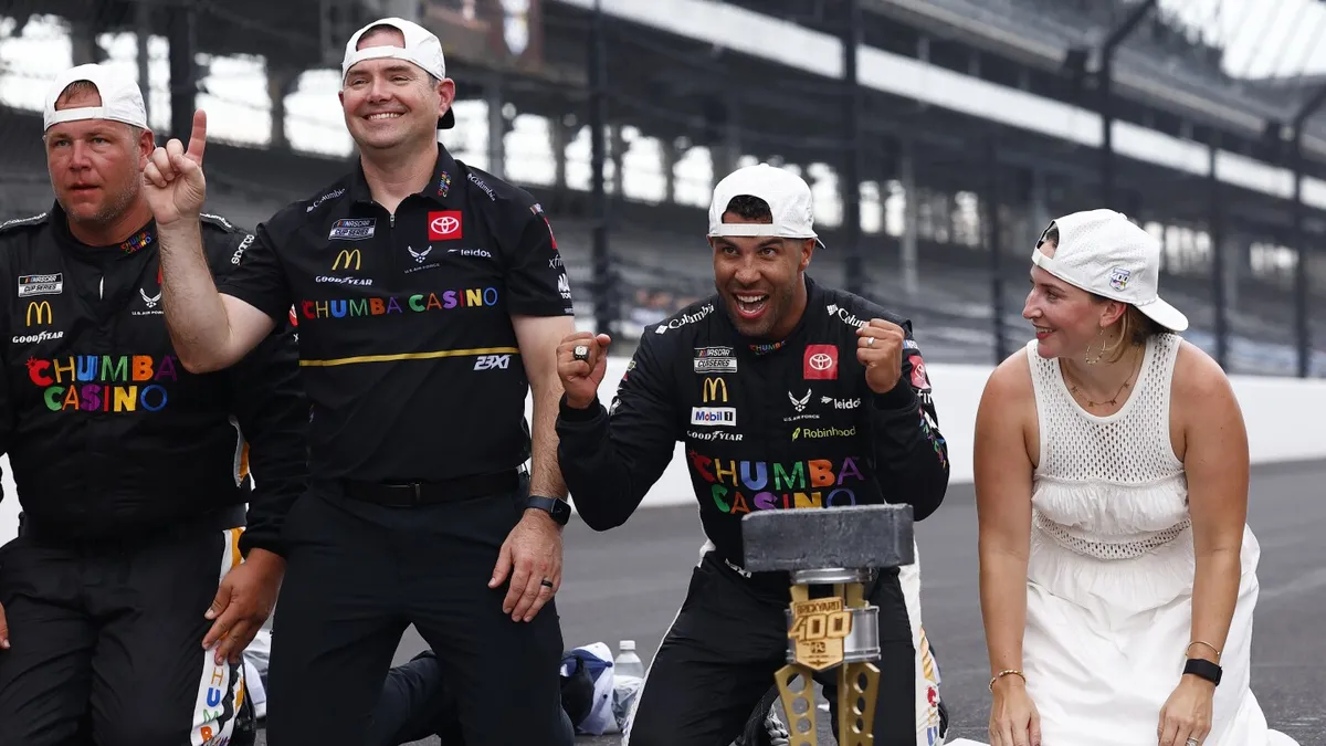 Bubba Wallace Claims Iconic Victory at Brickyard 400: A Game-Changing Moment in NASCAR