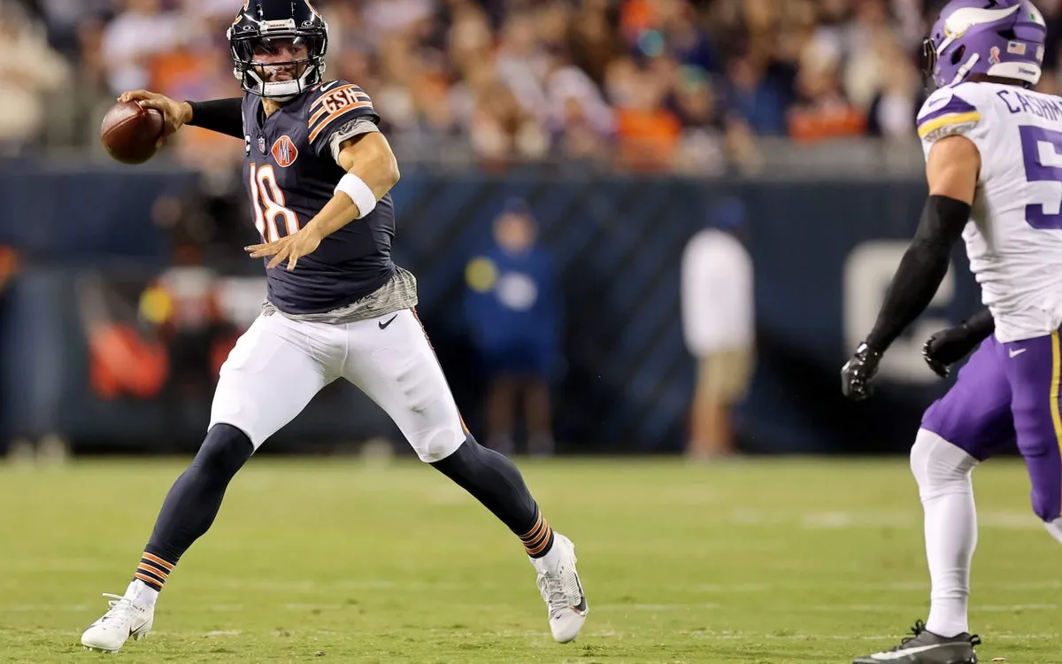 Caleb Williams Shines Briefly but Bears Fall to Vikings in Heartbreaker