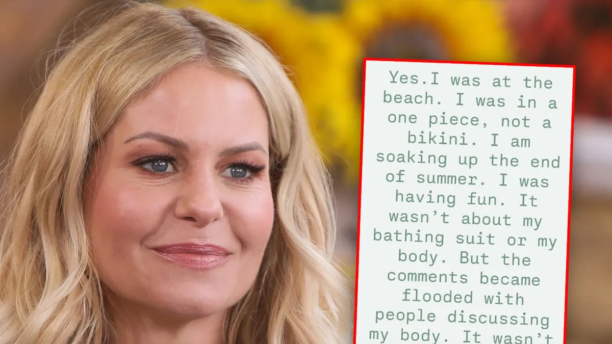Candace Cameron Bure Shuts Down Body Shaming with Confidence