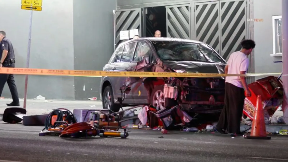 Chaos in East Hollywood: 30 Injured as Vehicle Plows into Crowd