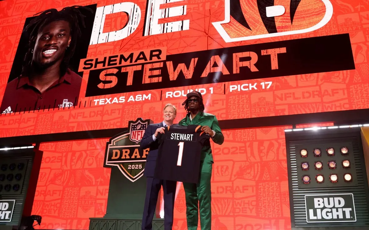 Cincinnati Bengals Sign Shemar Stewart to $18.97 Million Deal Amid Contract Drama