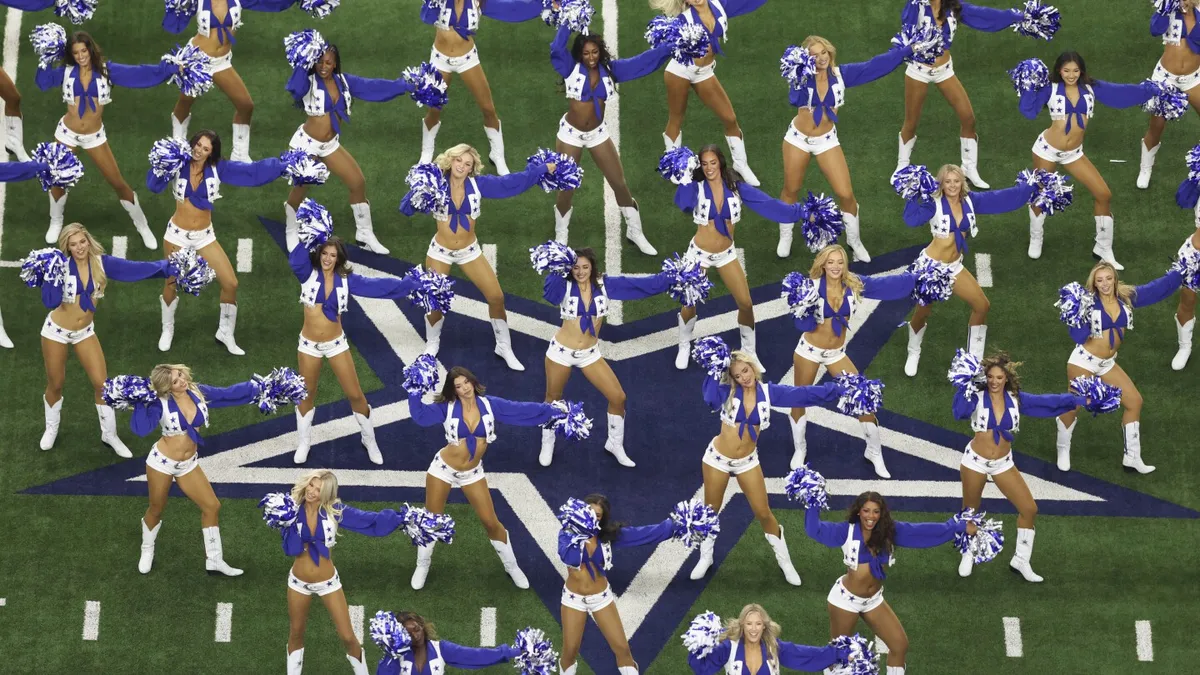 Dallas Cowboys Cheerleaders Celebrate 400% Pay Increase!