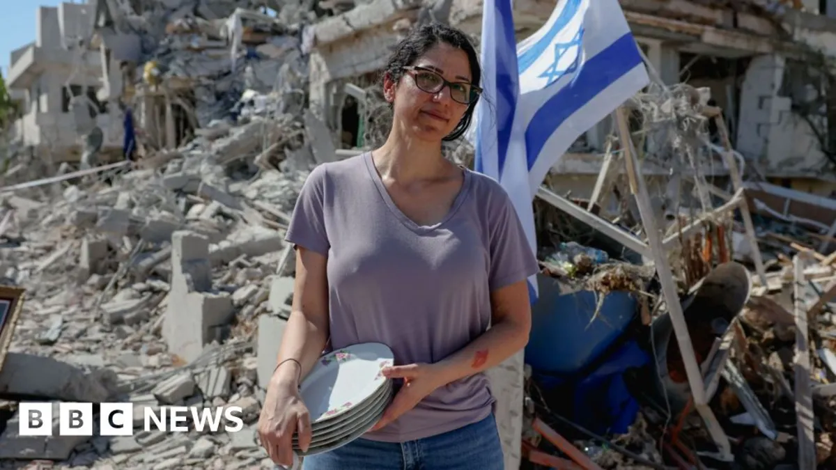 Destruction in Rishon LeZion: Israeli Families Face Aftermath of Iranian Missile Strike