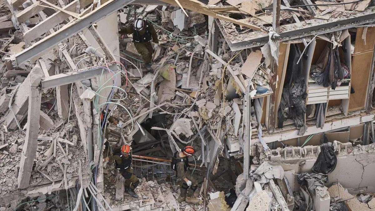 Devastation Unveiled: Iran's Missile Barrage Hits Israel