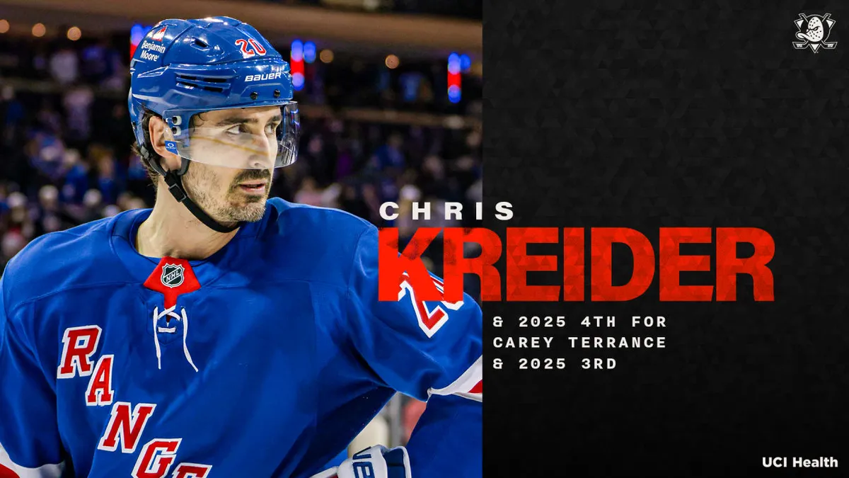 Ducks Acquire Chris Kreider: A Game-Changing Move in the NHL
