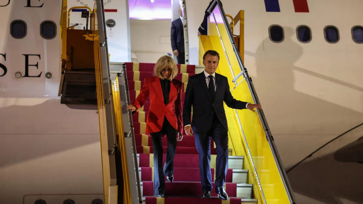 Emmanuel Macron's Playful Encounter: Just Jokes or Something More?