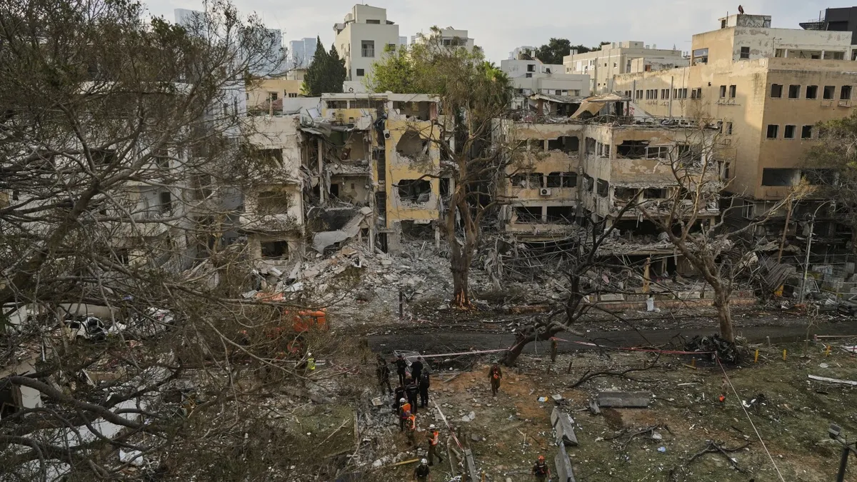Escalating Conflict: Iran's Missile Strikes on Israel Intensify Amid Fears of Regional War
