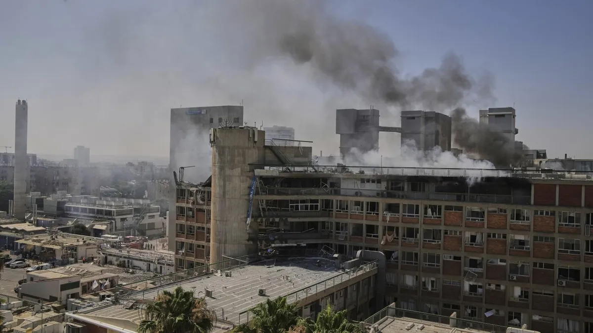 Escalating Tensions: Iranian Missiles Strike Israeli Hospital Amid Intensified Conflict