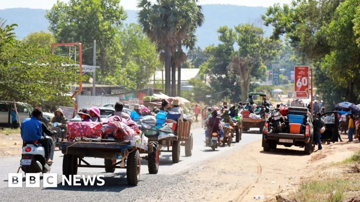 Escalating Tensions: Thousands Flee Thai-Cambodia Border Amid Deadly Clashes