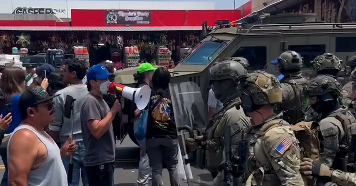 Federal Immigration Raid Sparks Clash in Downtown Los Angeles