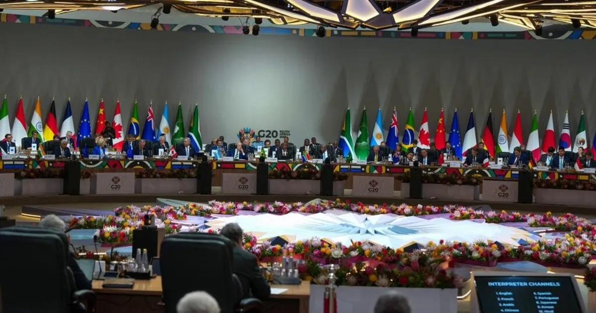 G20 Breaks Tradition: South Africa Leads Unanimous Declaration Amid U.S. Boycott