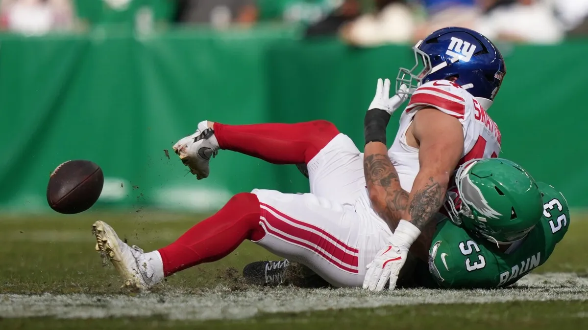 Giants' Cam Skattebo Suffers Devastating Injury as Team Faces Another Tough Loss