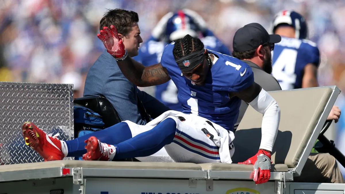 Giants Star Malik Nabers Suffers Devastating Knee Injury, Out for Season