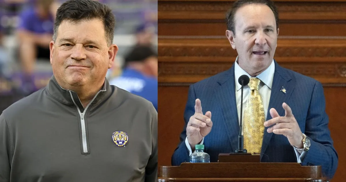 Governor Jeff Landry Takes Control of LSU Football Coaching Search Amid Controversy