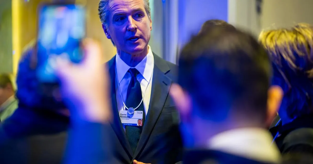 Governor Newsom Predicts Trump Will Back Down Amid Market Turmoil