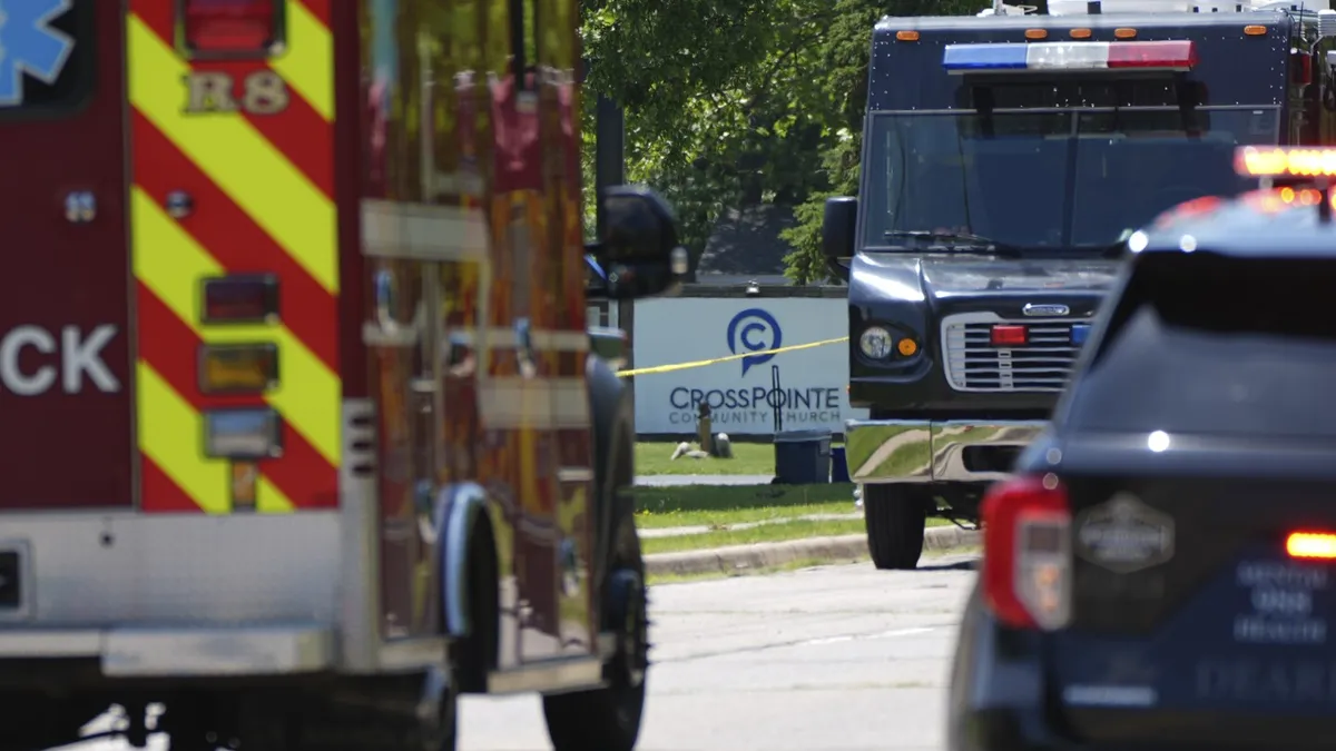 Gunman Opens Fire at Detroit Church, Security Guard Responds