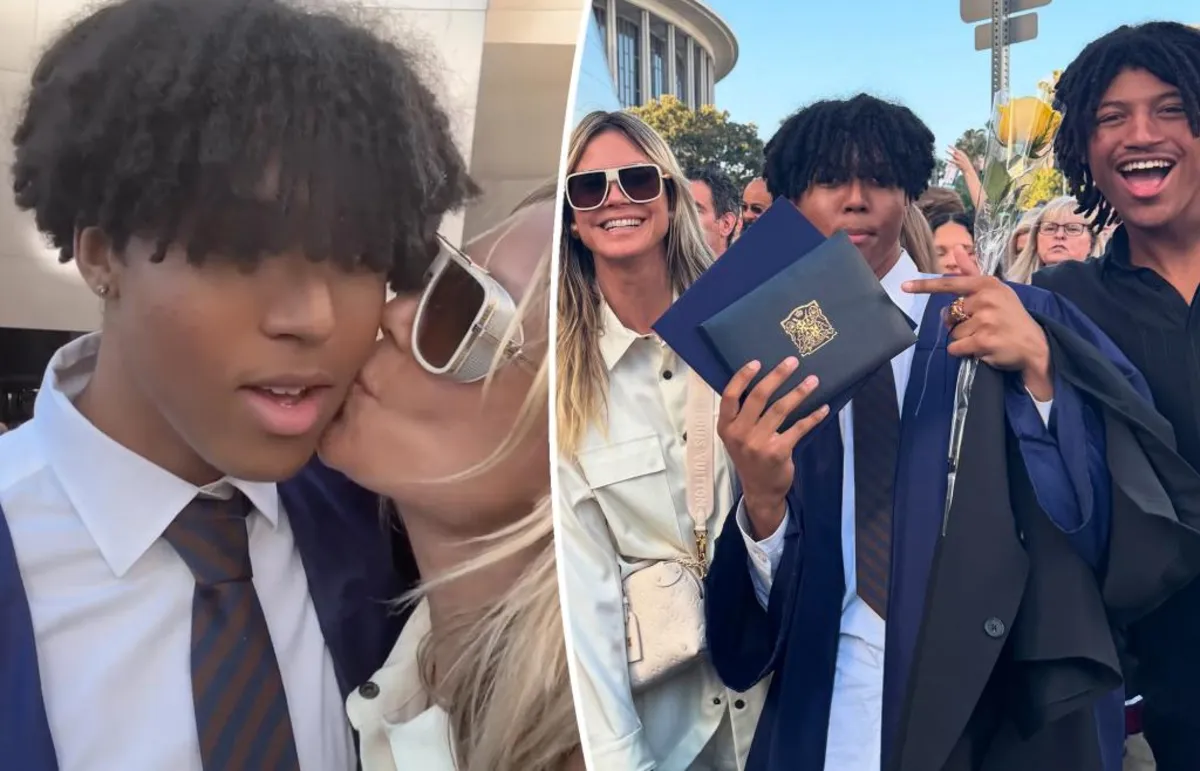 Heidi Klum Celebrates Son Johan's High School Graduation with Heartfelt Instagram Tribute