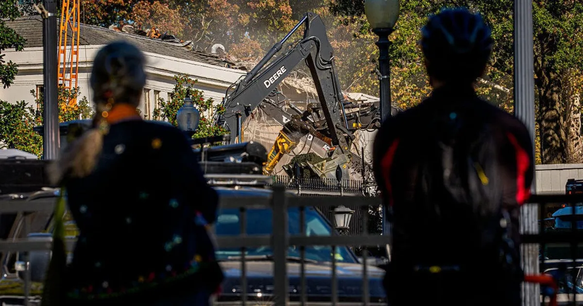 Historic Preservation Groups Urge Trump to Halt White House East Wing Demolition