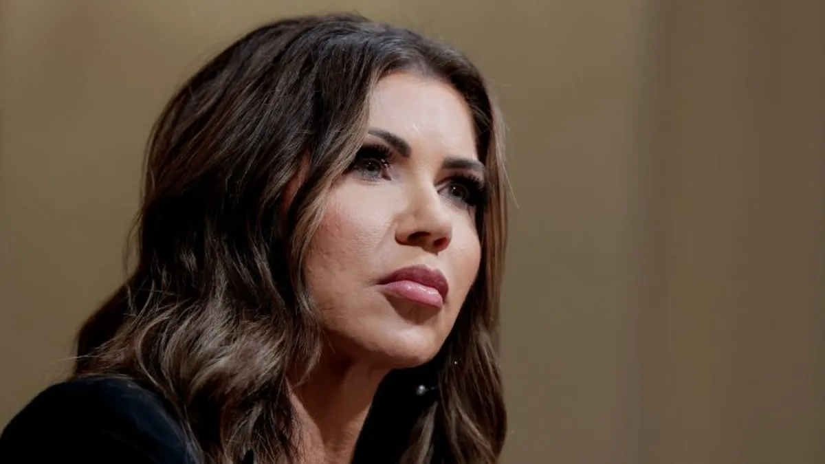 Homeland Security Secretary Kristi Noem Hospitalized After Allergic Reaction