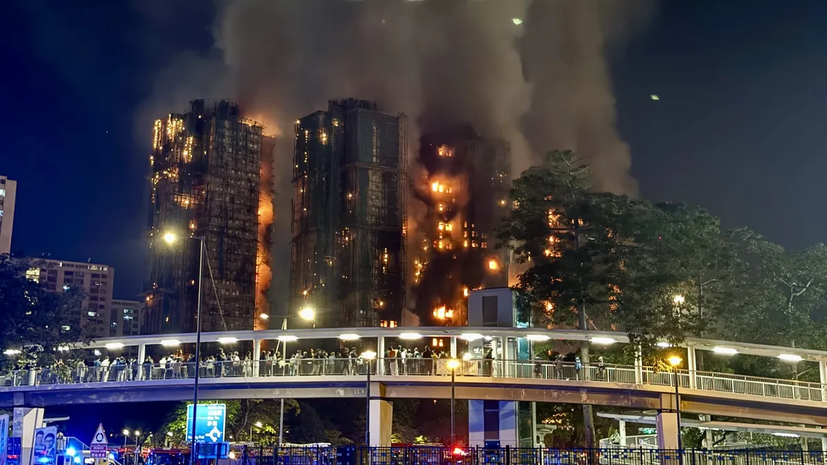 Hong Kong's Deadliest Fire in 80 Years: Construction Company Executives Arrested for Manslaughter