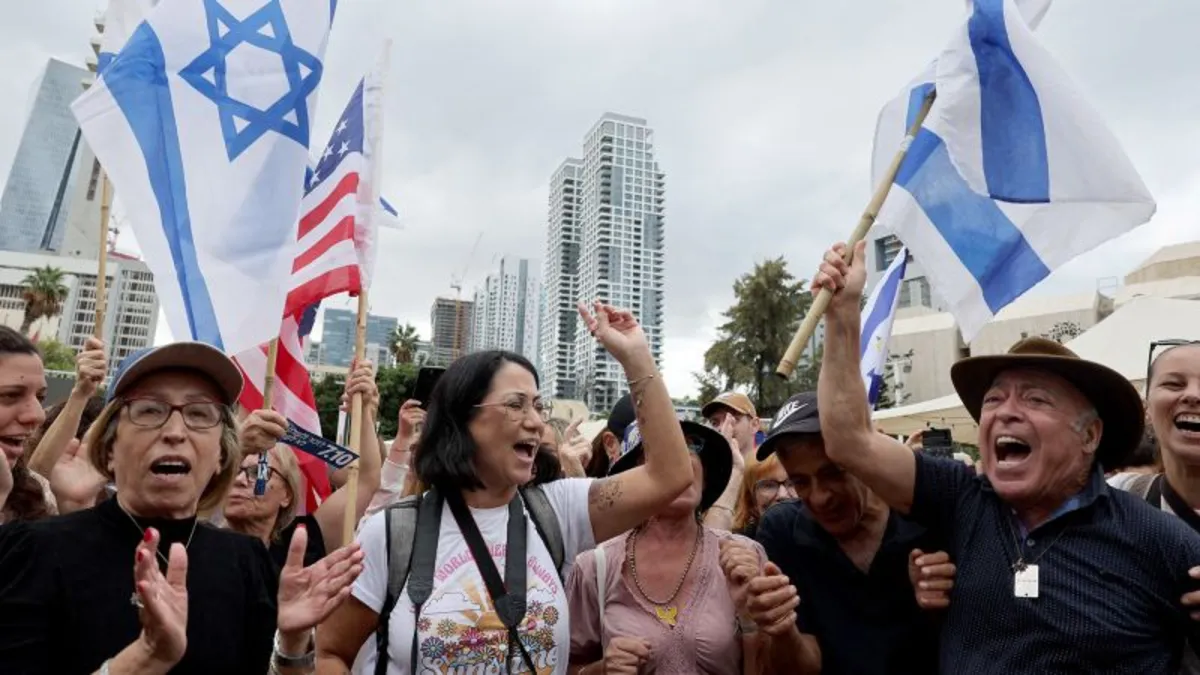 Hope and Tension: Tel Aviv Awaits Ceasefire News as Hostage Release Looms