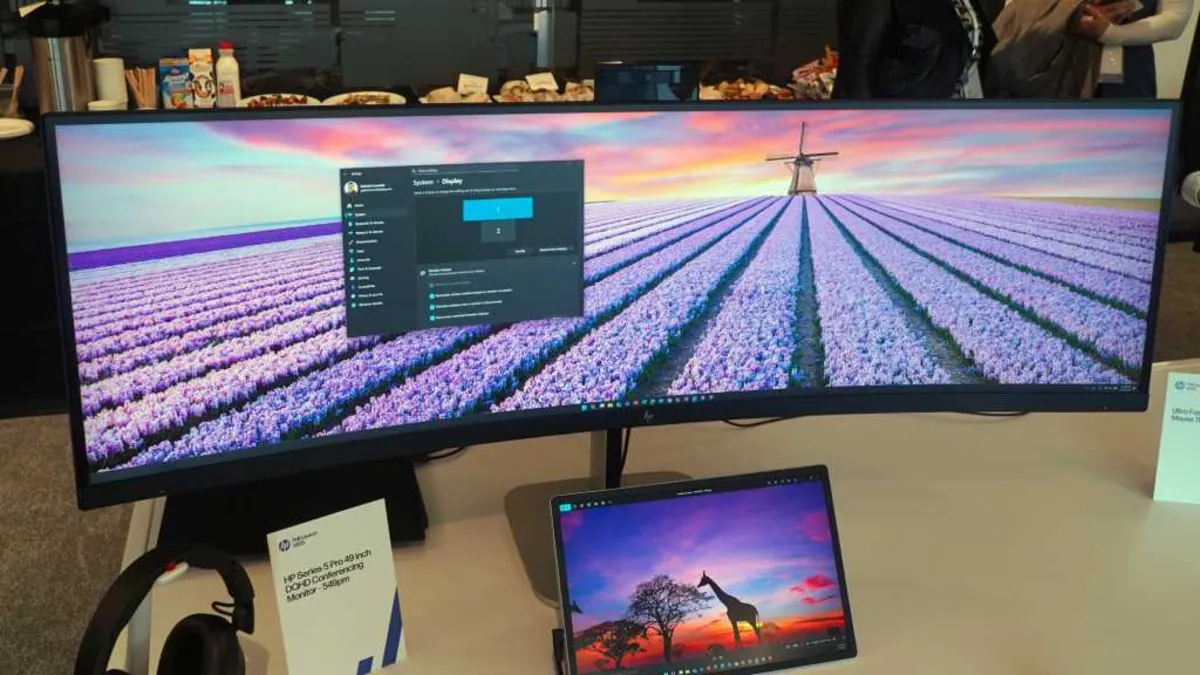 HP Unveils Game-Changing 49-Inch Pro Conferencing Monitor
