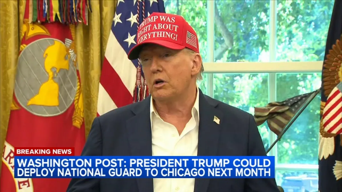 Illinois Leaders Condemn Trump's Plan to Deploy Troops in Chicago