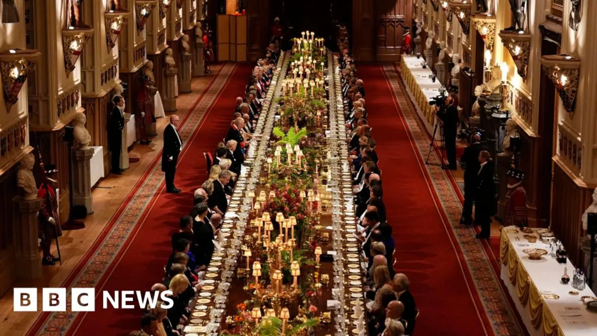 Inside the Lavish Banquet for Trump’s Historic State Visit to the UK