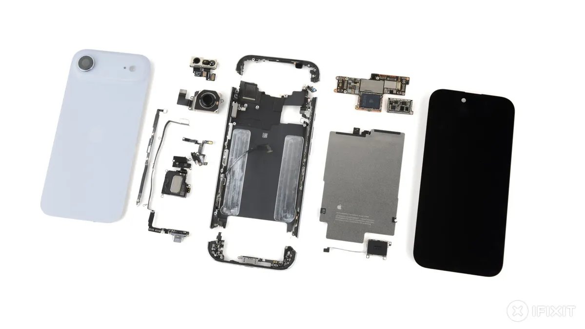 iPhone Air Teardown Reveals Surprising Design Choices and Repairability Insights
