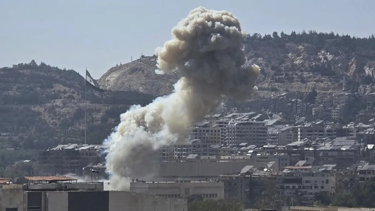 Israel Conducts Airstrikes in Damascus: Tensions Escalate