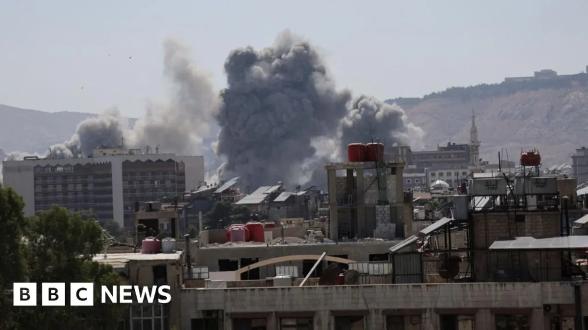 Israel Strikes Damascus Amid Escalating Sectarian Violence in Suweida