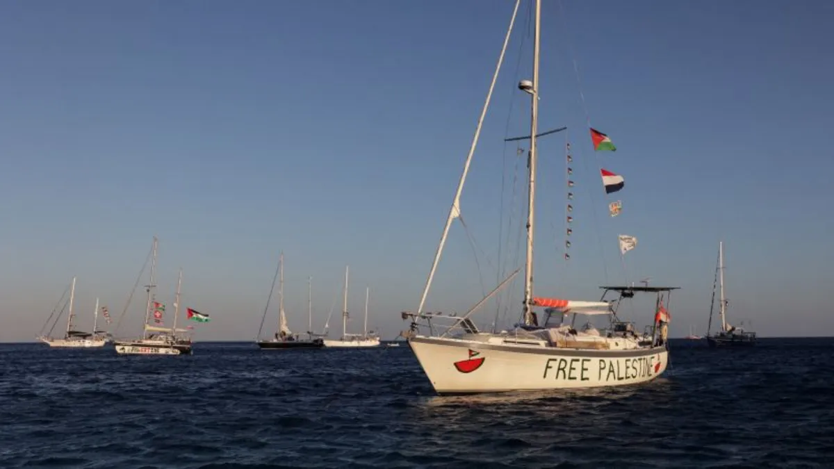 Israeli Military Intercepts Gaza-Bound Aid Flotilla Amid International Tensions