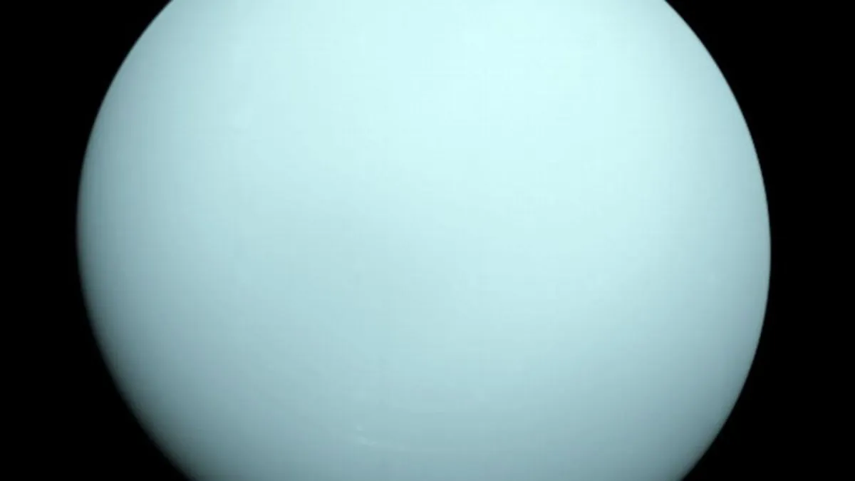 James Webb Space Telescope Discovers New Moon Orbiting Uranus