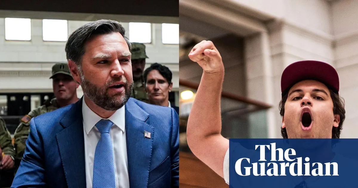 JD Vance Faces Backlash Amid National Guard Photo Op in DC