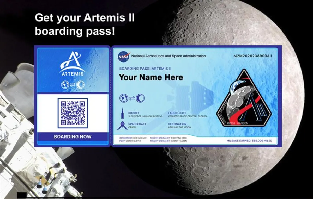 Join NASA's Artemis II: Send Your Name on a Historic Moon Mission!