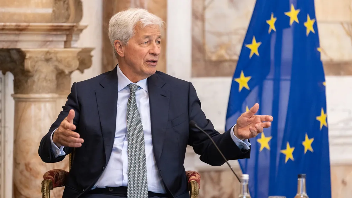 JPMorgan's Jamie Dimon Warns Europe: 'You're Losing' in Global Competitiveness