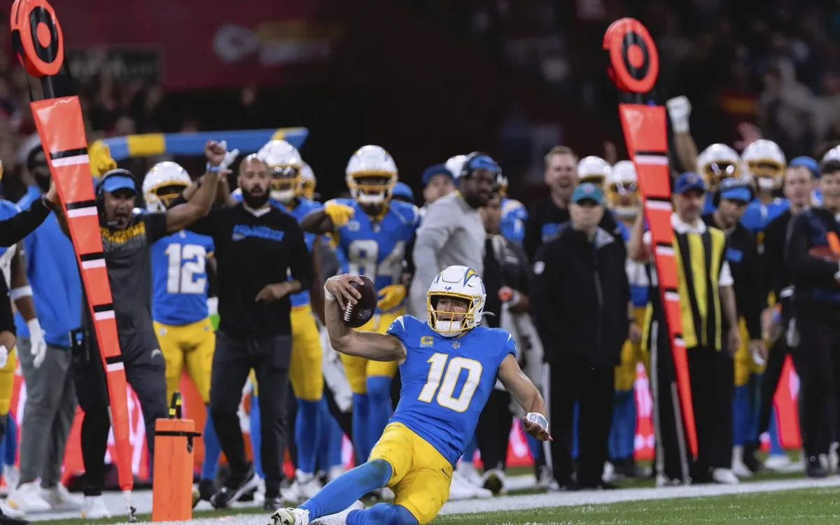 Justin Herbert Shines as Chargers End Losing Streak Against Chiefs