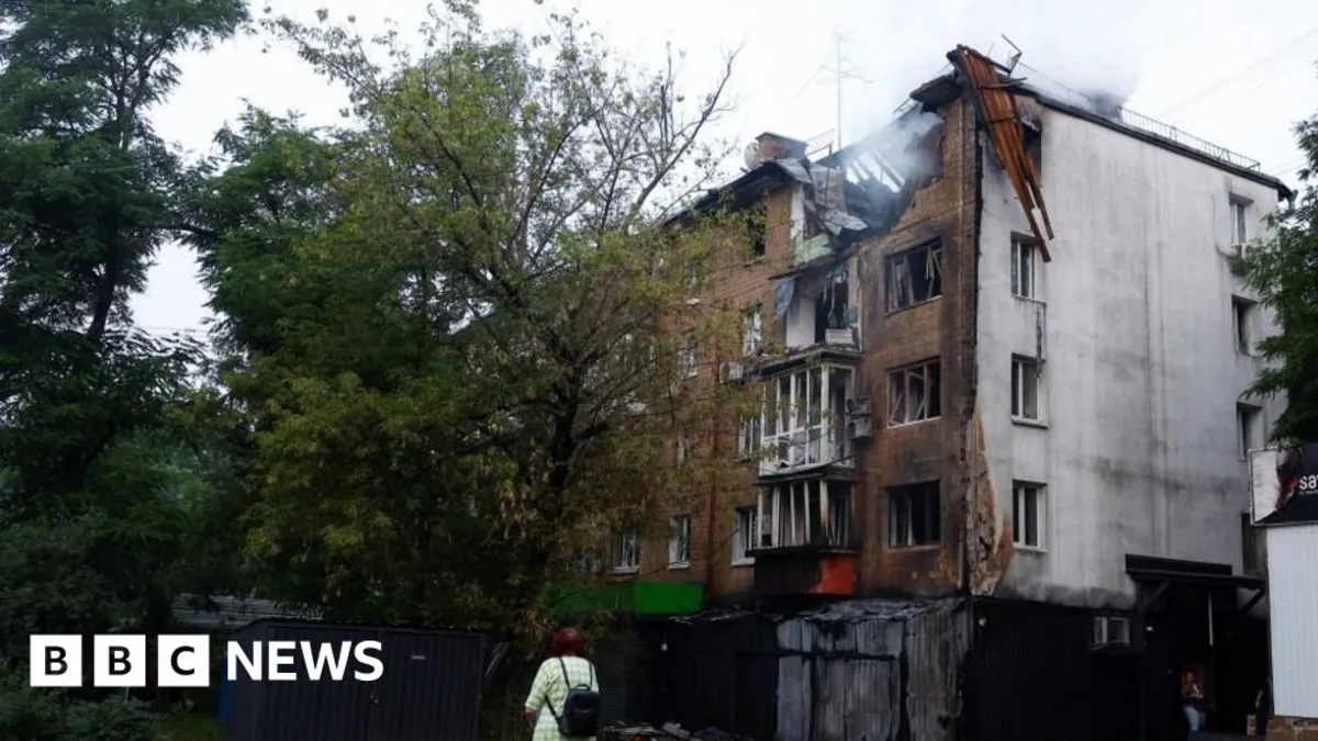 Kyiv Under Siege: Massive Russian Drone Attack Claims Lives and Causes Destruction