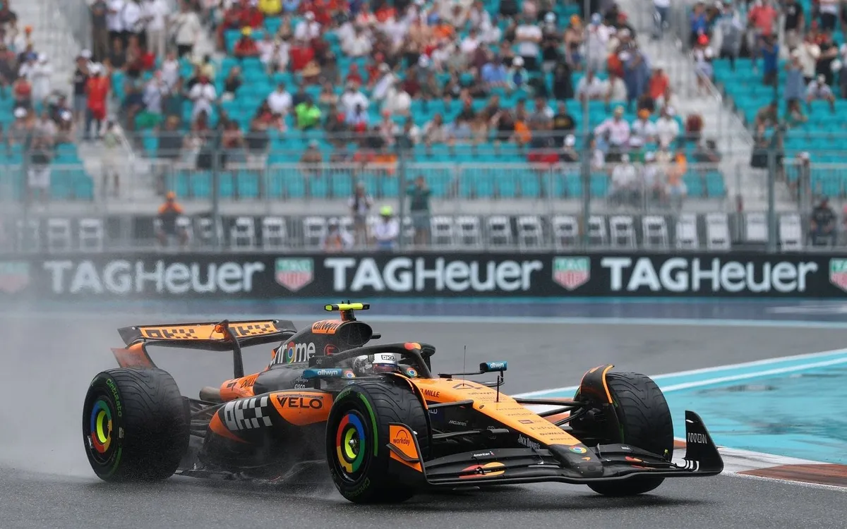 Lando Norris Triumphs in Miami Grand Prix Sprint Amid Rain Drama