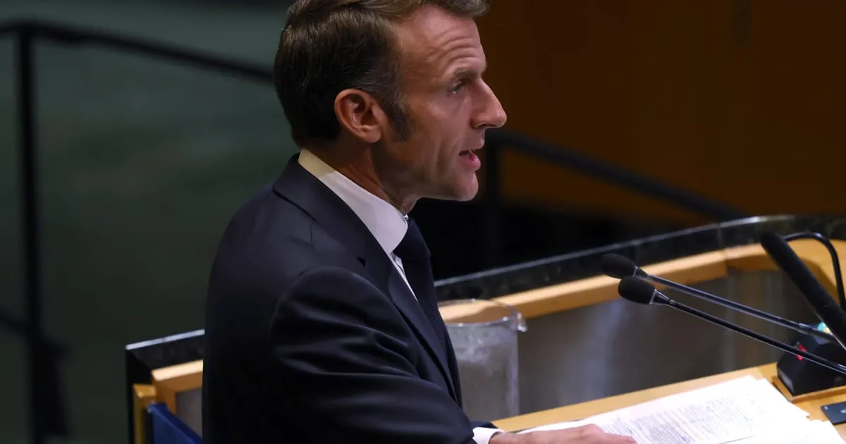 Macron's Bold Move: France Recognizes Palestinian Statehood at UN