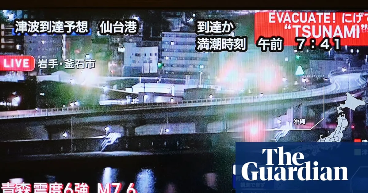 Magnitude 7.6 Earthquake Hits Japan: Tsunami Warnings Issued