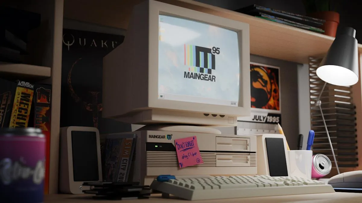 Maingear Retro95: The Ultimate Nostalgic Gaming PC with Modern Power
