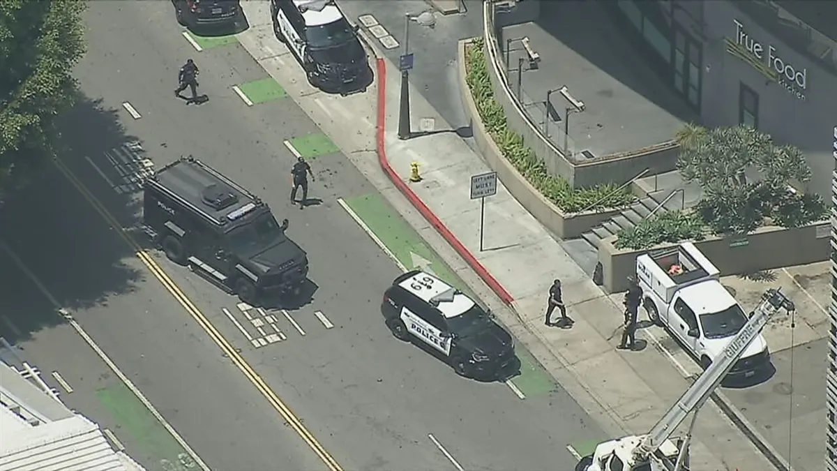 Manhunt Underway After Shooting Injures Officer in Santa Monica